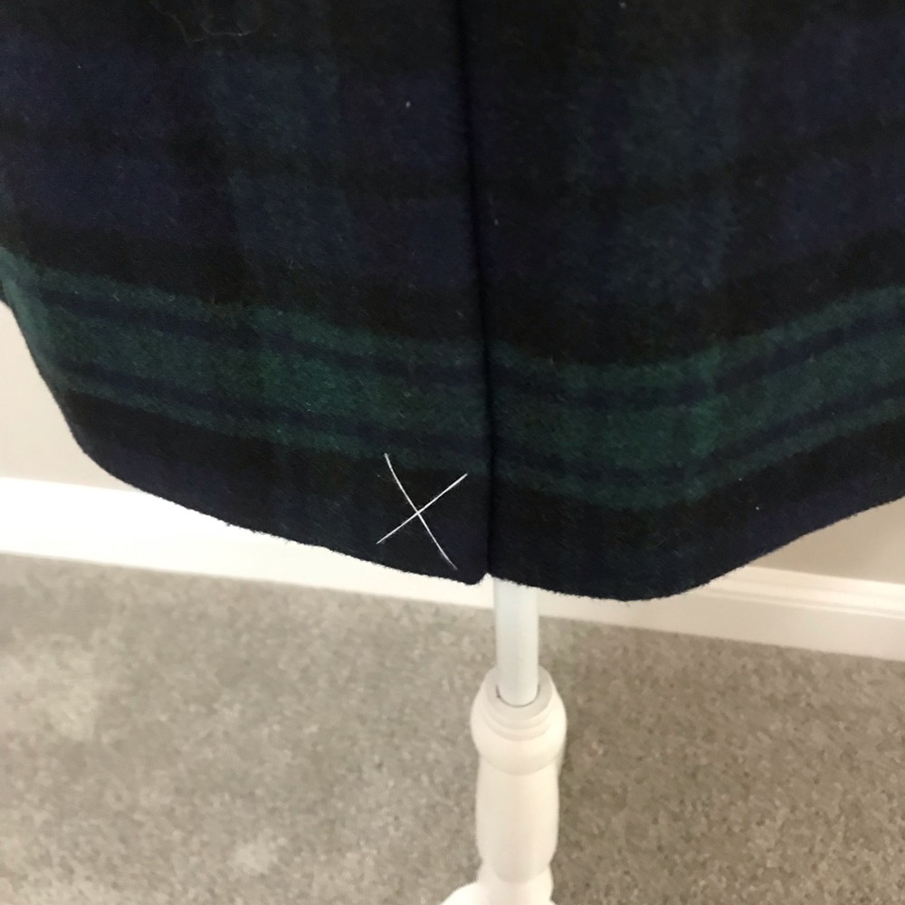 NWT TALBOTS BLACK WATCH PLAID VELVET-TRIM BLAZER - Picture 12 of 16